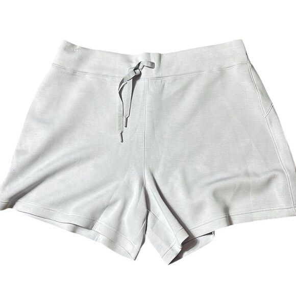 Spanx women’s 2x air essentials modal purple high waisted drawstring shorts - Picture 2 of 5